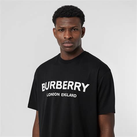 burberry archive logo cotton t shirt|original Burberry men t shirt.